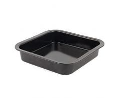 Russell Hobbs Moule à pâtisserie carré en émail vitrifié Romano BW000751, 26 cm, Noir, 26 cm