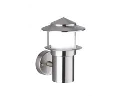 Wofi Applique murale dextérieur en plastique brossé 7 W 18 x 15 x 22 cm