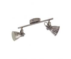 EGLO 96553 Spot, Acier, 3.3 W, Nickel-Antik, Creme