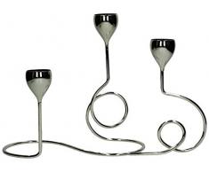 J. Kersten BV Lot de 2 bougeoirs en Acier