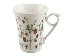 Kew Gardens Creative Tops Tasse, Porcelaine, Strawberry Fayre, 11 x 12 x 9 cm