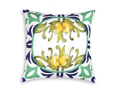 Excelsa - Coussin dÃ©coratif, Rembourrage Inclus, Housse en Coton Amalfi 45 x 45 cm Multicolore