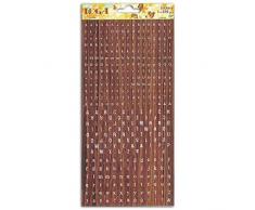 Toga Feuilles & ChÃ¢taignes Stickers Alphabet, Autre, Bois, 12.5 x 27.5 x 0.2 cm