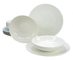 Creatable 19726 Caprice NBC Service de table Porcelaine Multicolore 31,5 x 26,5 x 32 cm Lot de 12