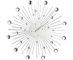 Out of the blue 4029811273065 Horloge en MÃ©tal, Argent, 49 x 4,5 x 47 cm