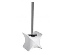 Wenko 21313100 Brosse WC X Vlanc Dimensions 13 x 12,8 x 38 cm