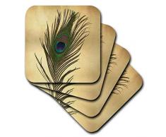 3dRose Lot de 8 Dessous de Verre Doux Multicolore