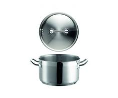 Professional I 926092 Marmite avec Couvercle Acier Inoxydable 18/10 20 cm