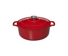 Chasseur PUC472003 ronde-20 cm Cocotte ronde 2.5 liters, Rouge (intérieur Sable)