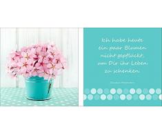 Pro Art glaset2d841842 Mix & Match Leben Schenken Lot de 2 Impressions sous Verre 20 x 20 cm