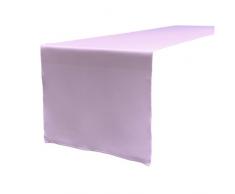 La Lin Popeline de Polyester Chemin de Table, Polyester, Lilas, 35.56 x 274.3 x 0.04 cm