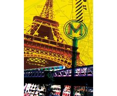 Affiche 50x70 cm Paris Tour Eiffel Maryse GUITTET