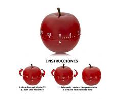 ORYX 5185001 Minuteur de Cuisine Pomme Rouge 60 Minutes