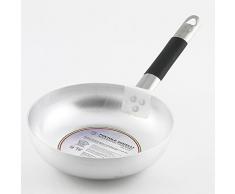 Pentole Agnelli PoÃªle Ã©vasÃ©e Haute en Aluminium avec 1Â Manche de 3Â mm 22Â cm