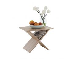 FMD Moebel 628-001 Phil Bout de Canapé Bois Chêne 54,5 x 38,5 x 43 cm