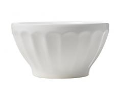 COSY & TRENDY 2964646 Bol FACETTA Blanc, DiamÃ¨tre 14xH 7,5cm