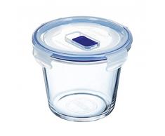 Luminarc Pure Box Active - Boîte de Conservation hermétique en verre, rond, 0,84 L