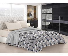 Italian Bed Linen Couette dâÃ©tÃ© Â«Â FantasyÂ Â», Microfibre, pennellate, 1 Place et Demie