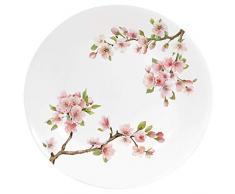 Easy Life 1083SAKU COFFRET 1 ASSIETTE DESSERT D19CM EN PORCELAINE SAKURA, Multicouleur