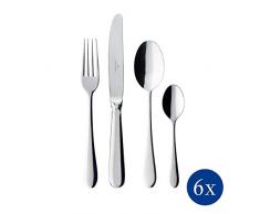 Villeroy & Boch - Oscar Couverts de table pour 6 personnes, 24-piÃ¨ces, Acier inoxydable
