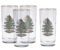 Spode Verres à Cocktail Highball Livré dans Une boîte, en Verre, Multicolore, Set de 4