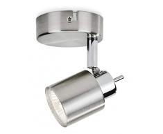 Philips meranti Lampe avec spots, sans ampoule, nickel 1 x 35 W gris