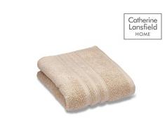 Catherine Lansfield Zero Twist, Drap de bain, Naturel