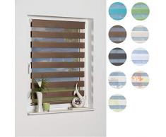 Khome Madrid Store Double Klemmfix sans perçage Moka, Marron, 70 x 200 cm