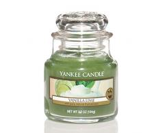 Yankee Candle 1107078 104 g Bougie Parfumee Petite Jarre Vanille et Citron Vert, Combinaison