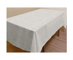 Soleil docre Nappe Anti-tâches Rectangle 140x240 cm Snake Naturel, Polyester, Ecru, 140 x 240 cm