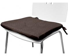 Soleil dOcre 005563 Snake Galette de Chaise Polyester Ecru 40 x 40 x 3 cm