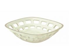 Guzzini, Panier à Pain Bicolore, 24 x 24 x h6,5 cm