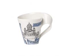 Villeroy & Boch Cities of the World Tasse à café Helsinki, 300 ml, Porcelaine Premium, Blanc/Multicolore