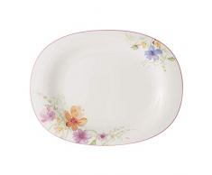Villeroy & Boch Mariefleur Basic Plat, 34 cm, Porcelaine Premium, Blanc/Multicolore