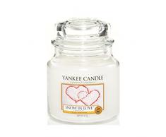 YANKEE CANDLE 1249714E Bougie ParfumÃ©e lamour dhiver, Blanc, Taille M