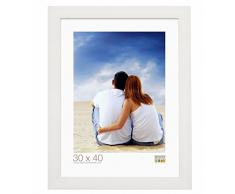 Deknudt Frames S42PF1 Cadre Photo Large Résine Blanc 18 x 24 cm