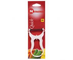 Metaltex 252750 Eplucheur rase-lÃ©gumes Quick 11cm, Plastique, Multicolore, 0,4 cm
