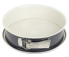 Dr.Oetker 4852 Moule Ã manquÃ© Ã charniÃ¨re 28 cm, moule Ã gÃ¢teau rond, moule Ã manquÃ©, moule en cÃ©ramique, Acier inoxydable, CÃ©ramique, CrÃ¨me et gris anthracite, 28 cm