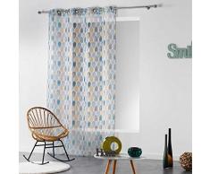 douceur dintérieur panneau a oeillets 140x240 cm voile palpito blanc