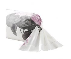 Designers Guild Cassandra Taie de Traversin Satin Coton Rose 43 x 190 cm