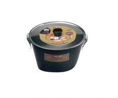 Ibili 331118 Moule Ã Pudding avec couvercle Blu 18 cm Aluminium