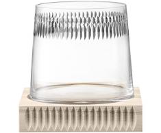 LSA International des Tatras Lanterne et Frêne Base H20.5 cm Clair/Cut Clair,