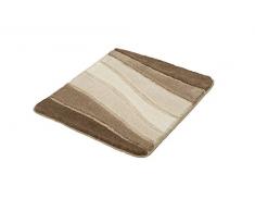 Meusch Tapis de Toilette Océan Trèfle, 55 x 65 cm, Taupe