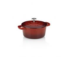 Kela 11940 Calido Cocotte Ronde Fonte ÃmaillÃ©e Rouge DiamÃ¨tre 21 cm 2,5 L