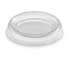 GUILLIN - MOULIPACK CVBODEGA180C CARTON DE 600 Couvercle pour Verrine Ronde Type Bodega 18Cl, Plastique, Transparent, 8,1 x 8,1 x 0,6 cm