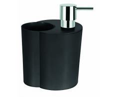 Spirella 10.18147 Sun Moon Distributeur de Savon et gobelets Combinaison (Noir)