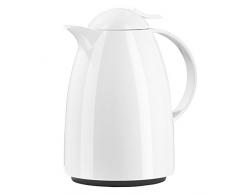 Emsa 621101200 AUBERGE Pichet isotherme, Aroma Diamond, Fermeture Quick Tip, 1l , blanc