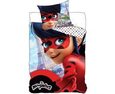 Miraculous Housse de Couette 100% Polyester Noir 150 x 220 cm