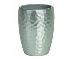Spirella Darwin Verre à dents en céramique martelée Argenté