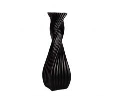 Aufora H0024B Vase, Noir, Taille Unique